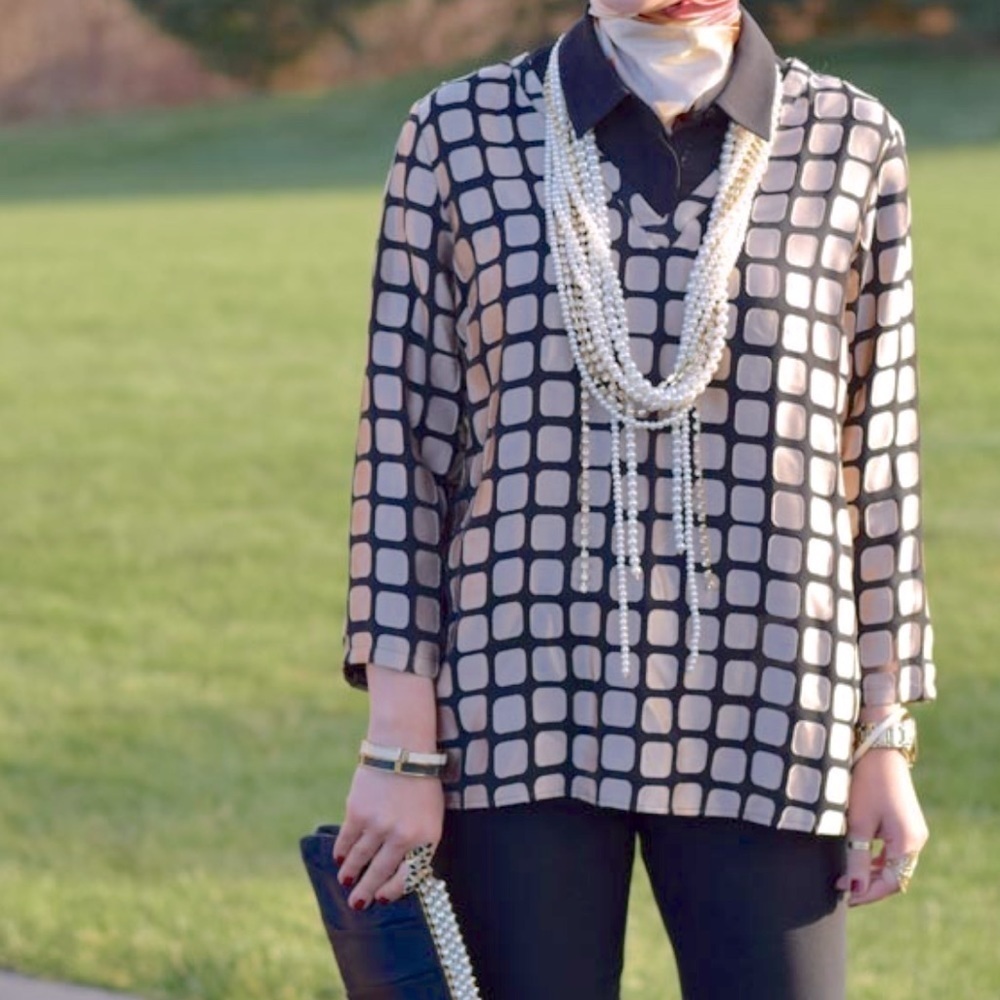 THE LIMITED•shimmery blouse